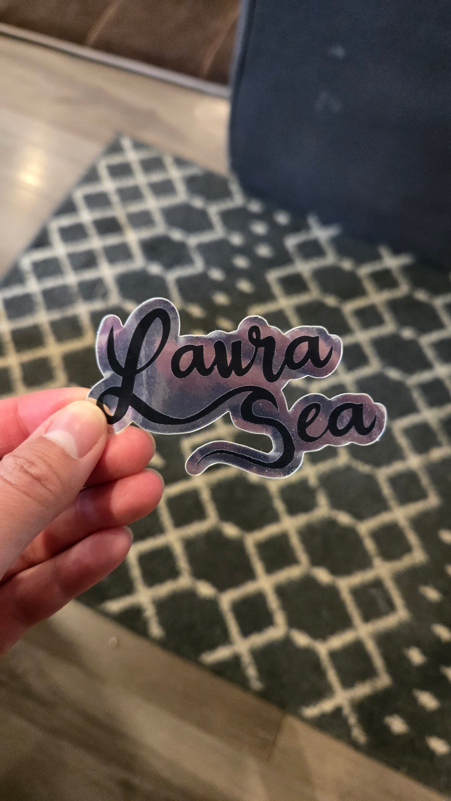 Laura Sea Mirror Sticker